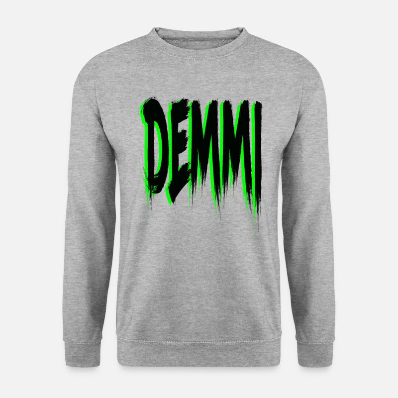 DEMMI - Unisex Pullover - Weißgrau meliert