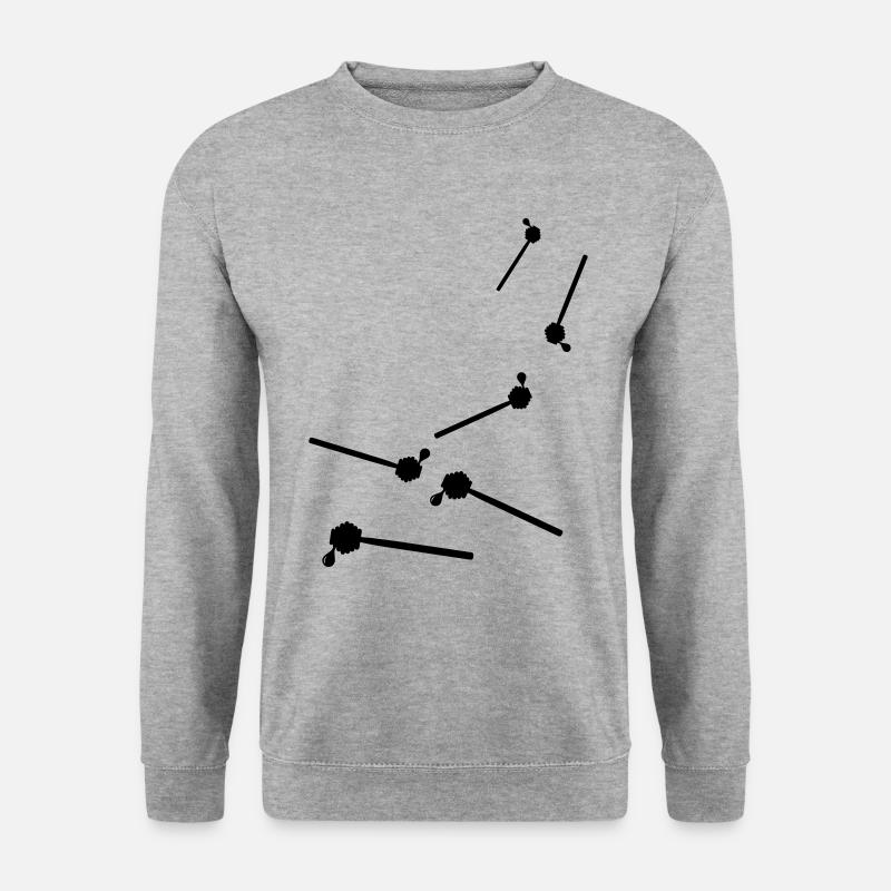 Stick chisel symbol beekeeper honey - Unisex Sweatshirt - salt & pepper