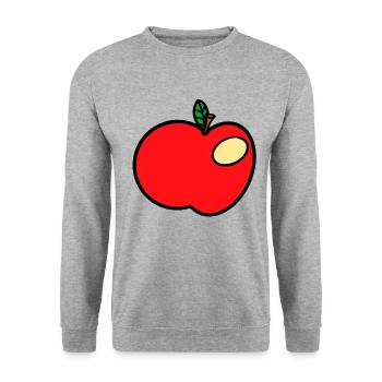 Pomme - Sweat-shirt Unisexe - gris chiné - Devant - Alina (178cm) & Michal (187cm)