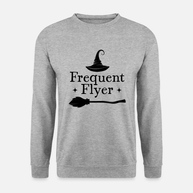Vielflieger - Unisex Pullover - Weißgrau meliert