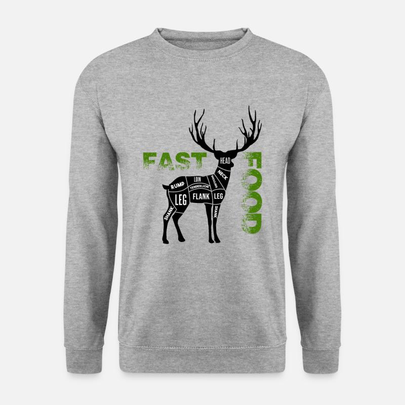 Hunter funny - Unisex Sweatshirt - salt & pepper