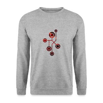 Design - Unisex Sweatshirt - salt & pepper - Front - Alina (178cm) & Michal (187cm)