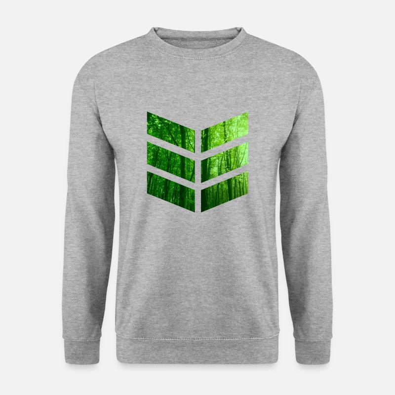 Natur - Unisex Pullover - Weißgrau meliert