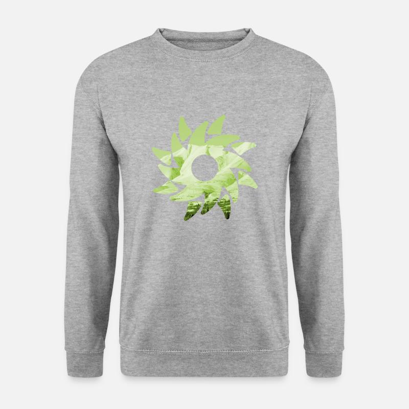 Berg - Unisex Pullover - Weißgrau meliert