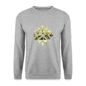 Berg - Sweat-shirt Unisexe - gris chiné - Devant - Alina (178cm) & Michal (187cm)