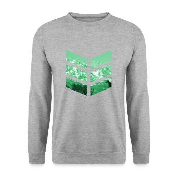Berg - Sweat-shirt Unisexe - gris chiné - Devant - Alina (178cm) & Michal (187cm)