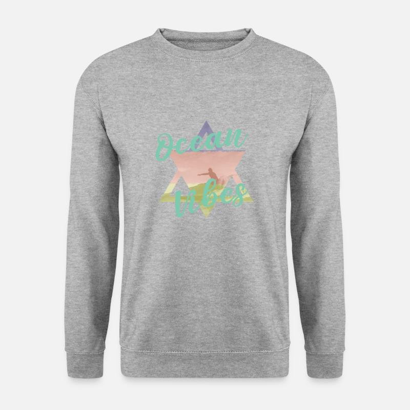 surfing - Unisex Sweatshirt - salt & pepper