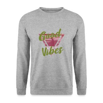 surf - Sweat-shirt Unisexe - gris chiné - Devant - Alina (178cm) & Michal (187cm)