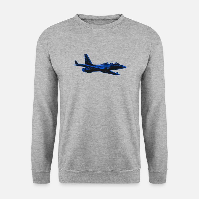Jet - Unisex Pullover - Weißgrau meliert