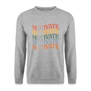 Motiver l’ergothérapie Orthophonie École d’ergothérapie - Sweat-shirt Unisexe - gris chiné - Devant - Alina (178cm) & Michal (187cm)