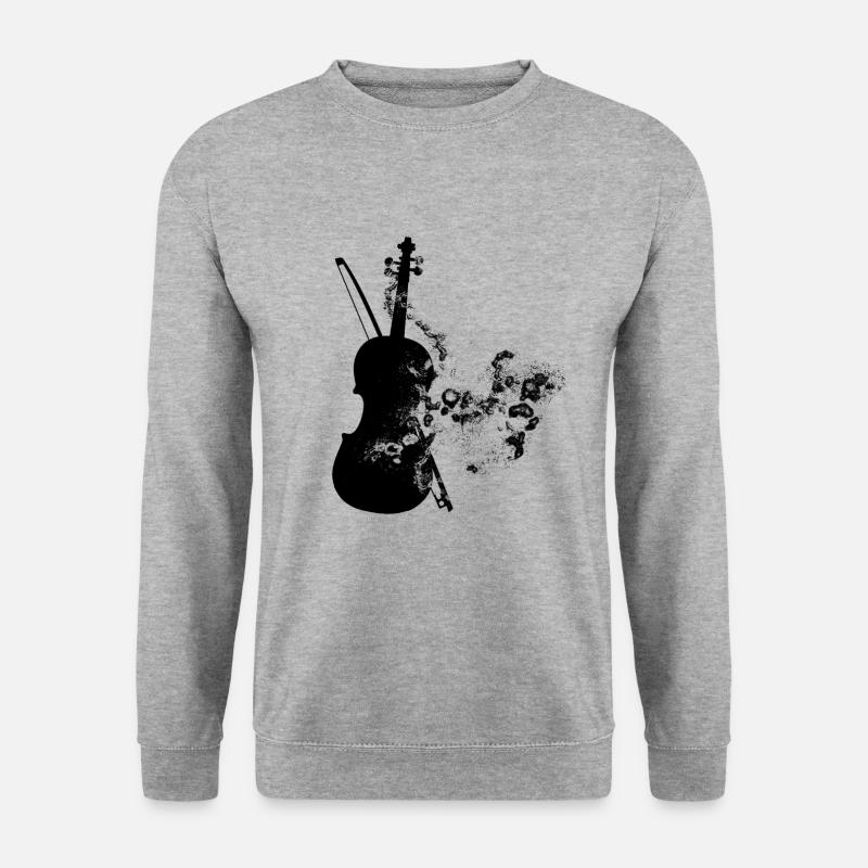 Violin modern - Unisex Sweatshirt - salt & pepper