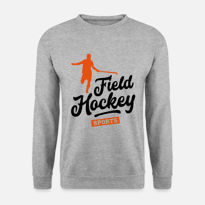 feldhockey sport - Unisex Pullover - Weißgrau meliert