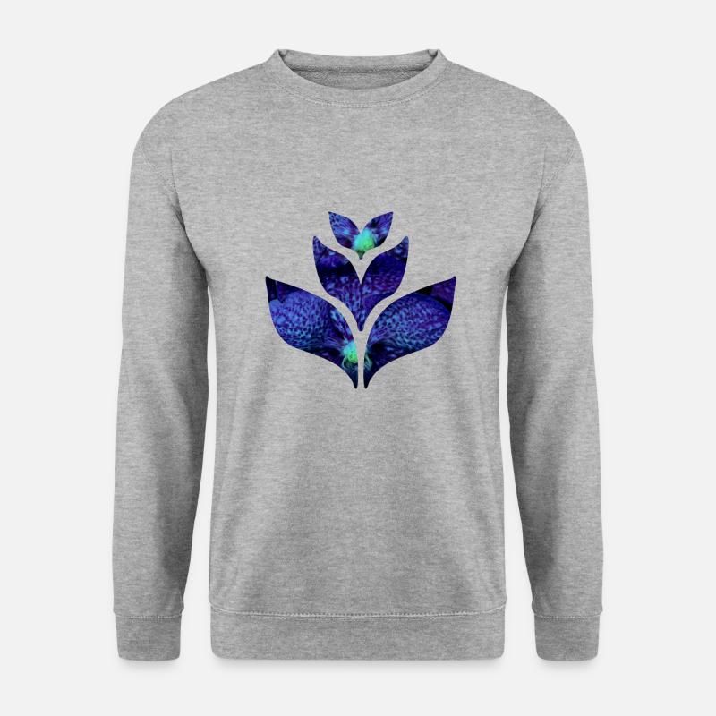 Design - Unisex Pullover - Weißgrau meliert
