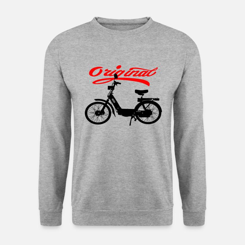 Kult Mofa Ciao Italien - Unisex Pullover - Weißgrau meliert