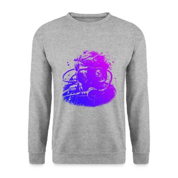 Tauchen Scuba Tauchen Diver Plongée sous-marine - Sweat-shirt Unisexe - gris chiné - Devant - Alina (178cm) & Michal (187cm)