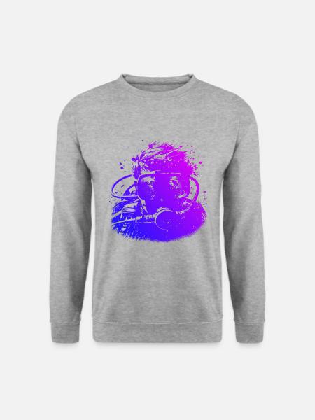 Tauchen Scuba Tauchen Diver Immersioni subacquee - Felpa unisex - grigio chiaro melange