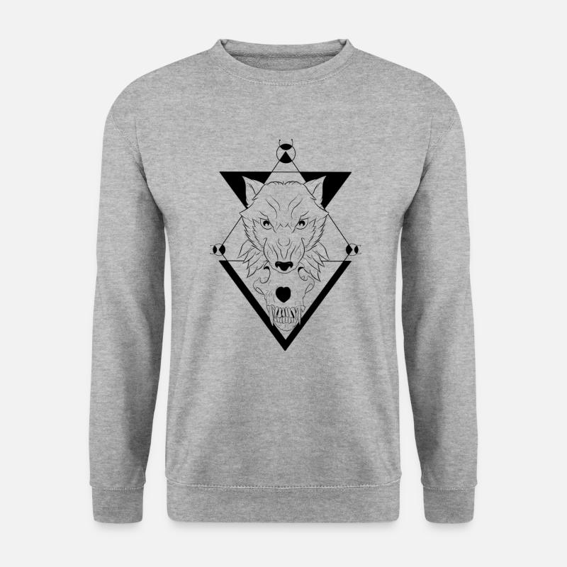 The wolf - Unisex Sweatshirt - salt & pepper