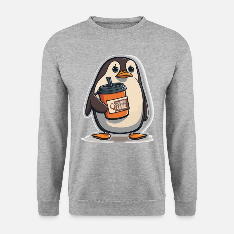 Pengu L - Unisex Sweatshirt - salt & pepper