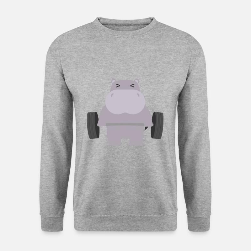 Hippo - Unisex Sweatshirt - salt & pepper