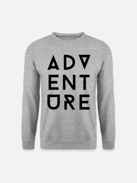AD Adventure II - Unisex Pullover - Weißgrau meliert