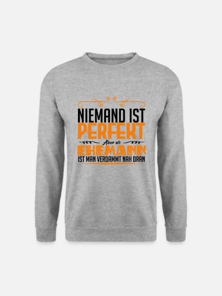 Dieser MANN - der coolste & beste Ehemann der Welt - Unisex Pullover - Weißgrau meliert