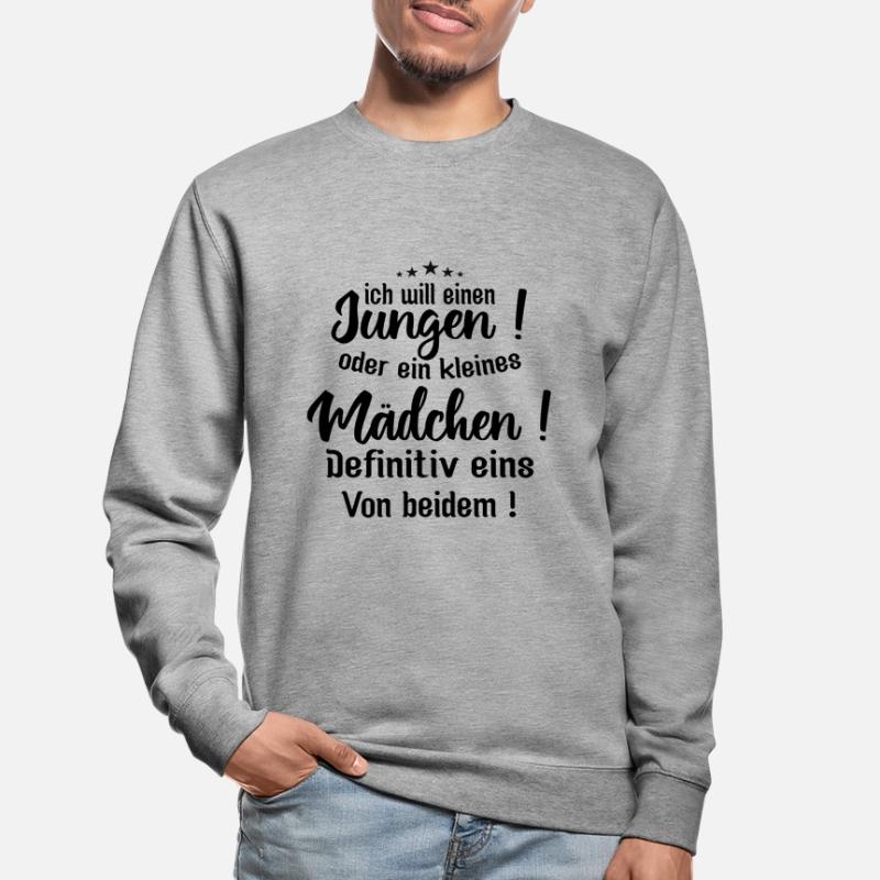 Kleiner Junge | ich will einen jungen oder ein Unisex Pullover