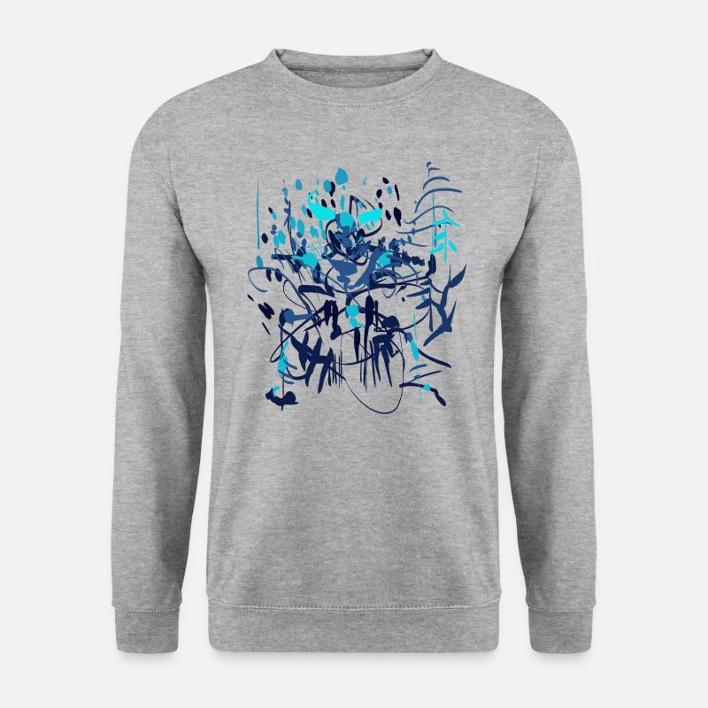 Abstract - Unisex Sweatshirt - salt & pepper