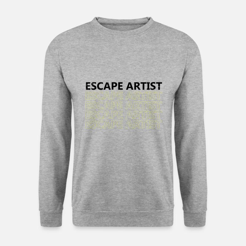 Lockpicking Lock Picking Aufsperrdienst Designs - Unisex Pullover - Weißgrau meliert