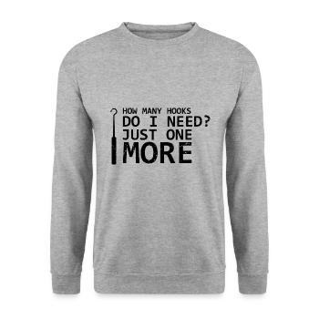 Lock Lock locking service locksmith - Unisex Sweatshirt - salt & pepper - Front - Alina (178cm) & Michal (187cm)