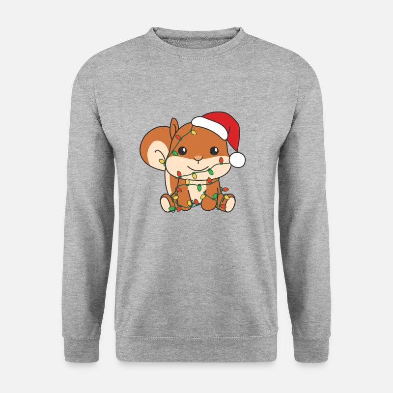 Squirrels Christmas Winter Animals Squirrels - Unisex Sweatshirt - salt & pepper