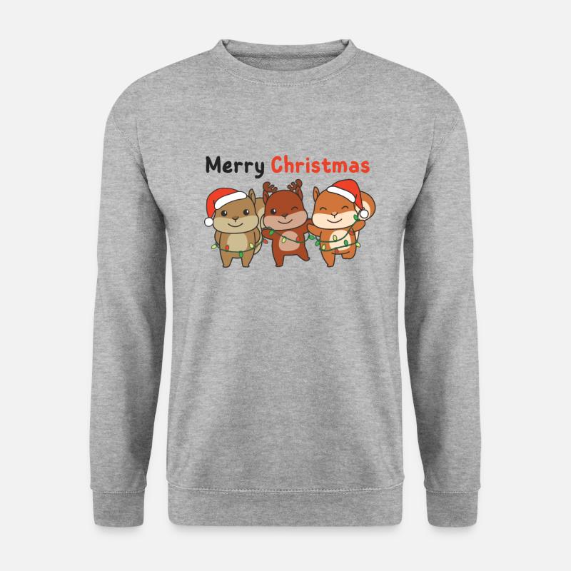 Squirrel, Christmas, Winter, Animals, Squirrel - Unisex Sweatshirt - salt & pepper