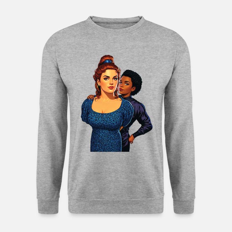 UNDER ARREST - nice people - Unisex Sweatshirt - salt & pepper