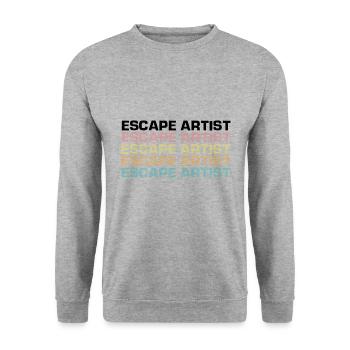 Conceptions de service de déverrouillage Lockpicking Lock Picking - Sweat-shirt Unisexe - gris chiné - Devant - Alina (178cm) & Michal (187cm)