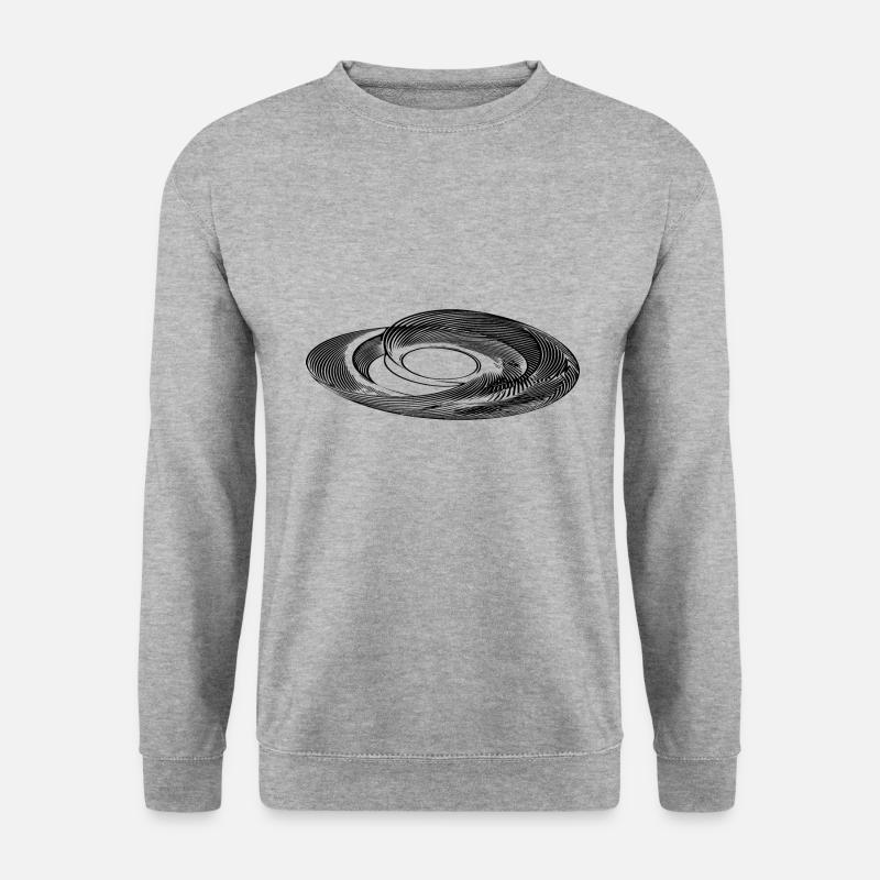Geometric Parabolas Circle Ellipses Lines - Unisex Sweatshirt - salt & pepper