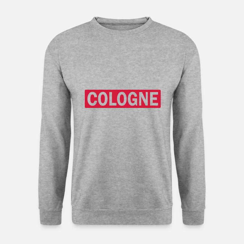 Köln - Unisex Pullover - Weißgrau meliert