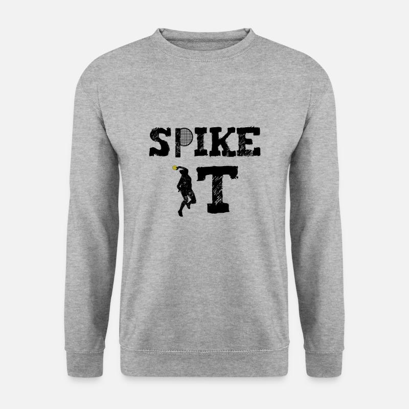 Conception de Spikeball - Sweat-shirt Unisexe - gris chiné