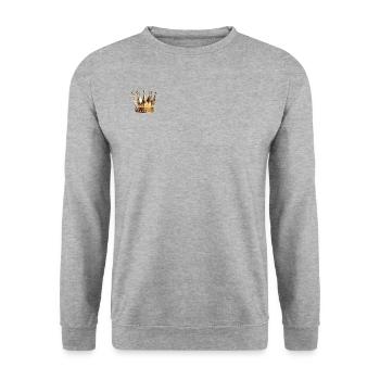 Polygone de la Couronne - Sweat-shirt Unisexe - gris chiné - Devant - Alina (178cm) & Michal (187cm)