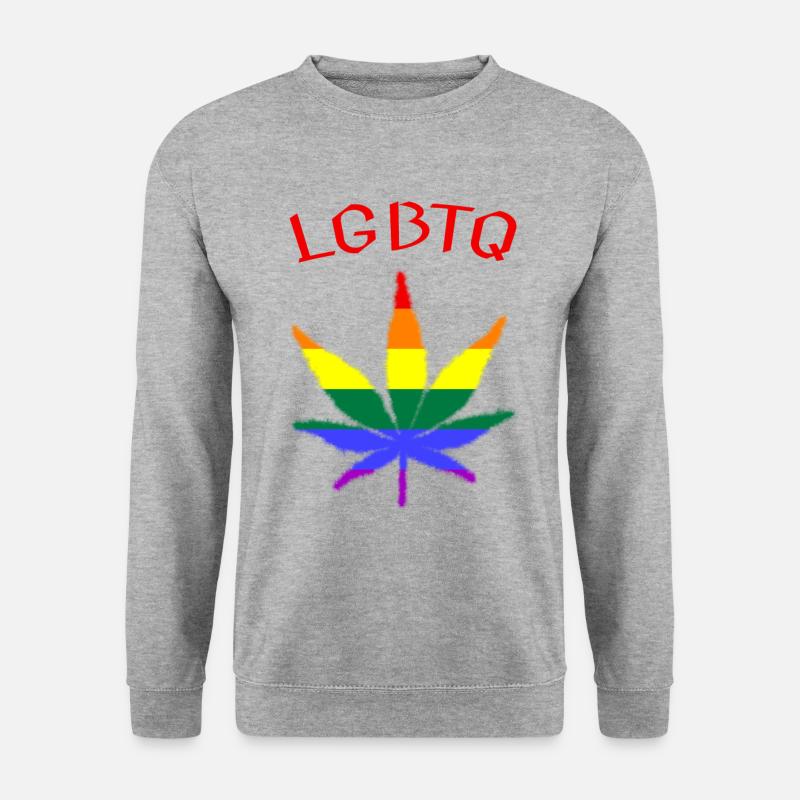 lgbtq - Unisex Pullover - Weißgrau meliert