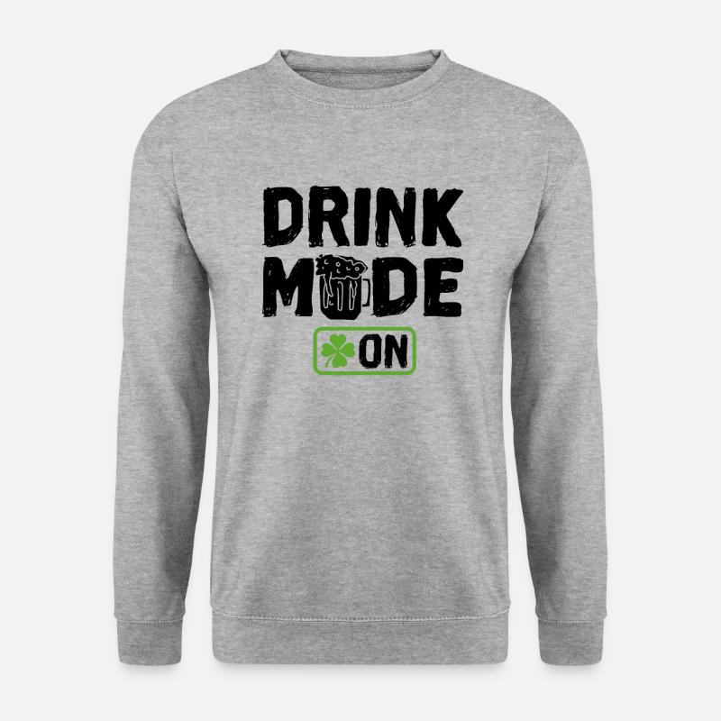 Drink Mode On - Unisex Sweatshirt - salt & pepper