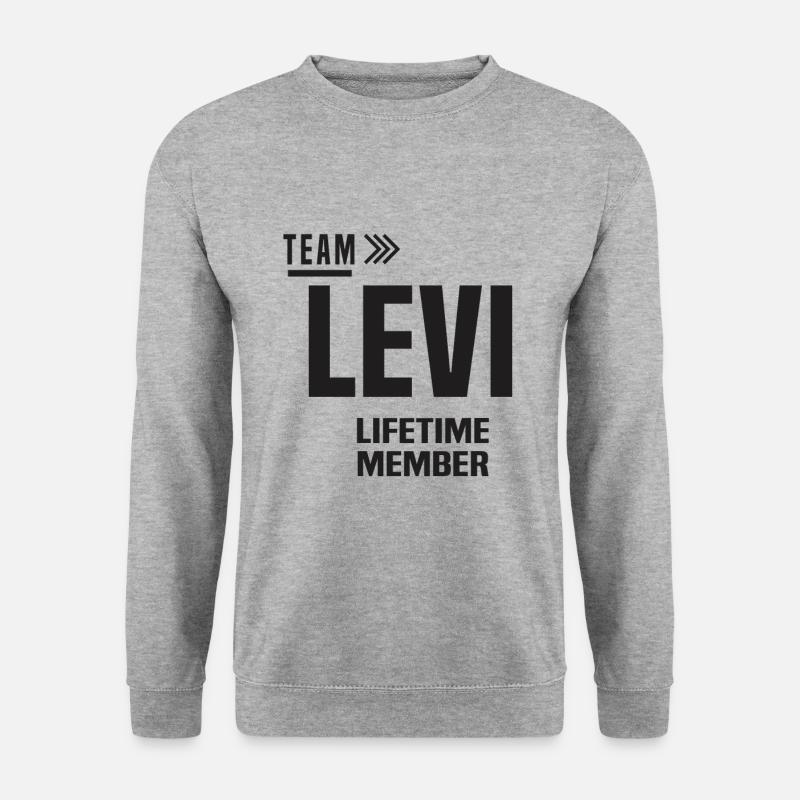 Levi - Unisex Pullover - Weißgrau meliert