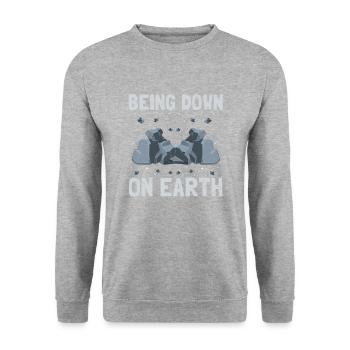 Collectionneur de pierres précieuses et recherche sur les pierres précieuses - Sweat-shirt Unisexe - gris chiné - Devant - Alina (178cm) & Michal (187cm)