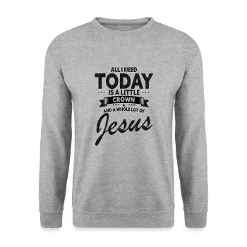 Conception de cliniques dentaires et de techniciens de laboratoire dentaire - Sweat-shirt Unisexe - gris chiné - Devant - Alina (178cm) & Michal (187cm)