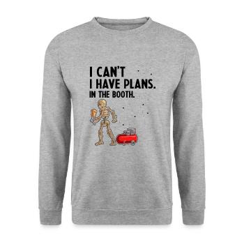 Peintre automobile pour carrossiers - Sweat-shirt Unisexe - gris chiné - Devant - Alina (178cm) & Michal (187cm)
