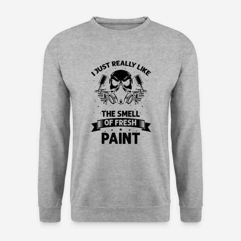 Autolackierer Angebot für Karosserietechniker - Unisex Pullover - Weißgrau meliert
