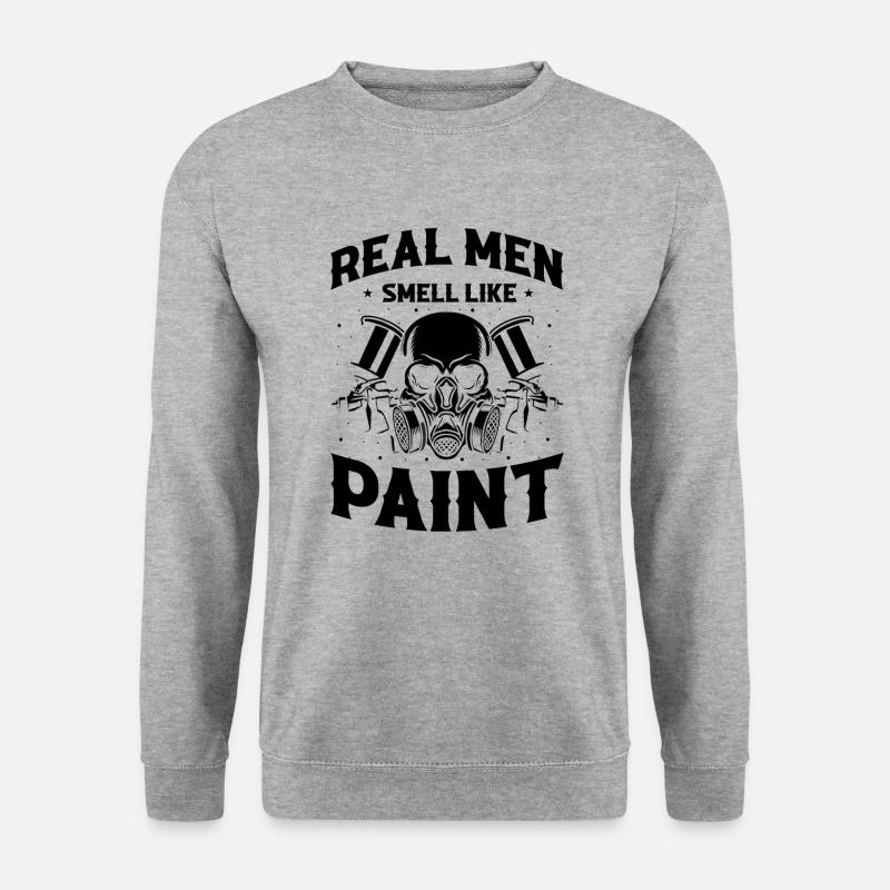 Autolackierer für Karosserietechniker - Unisex Pullover - Weißgrau meliert
