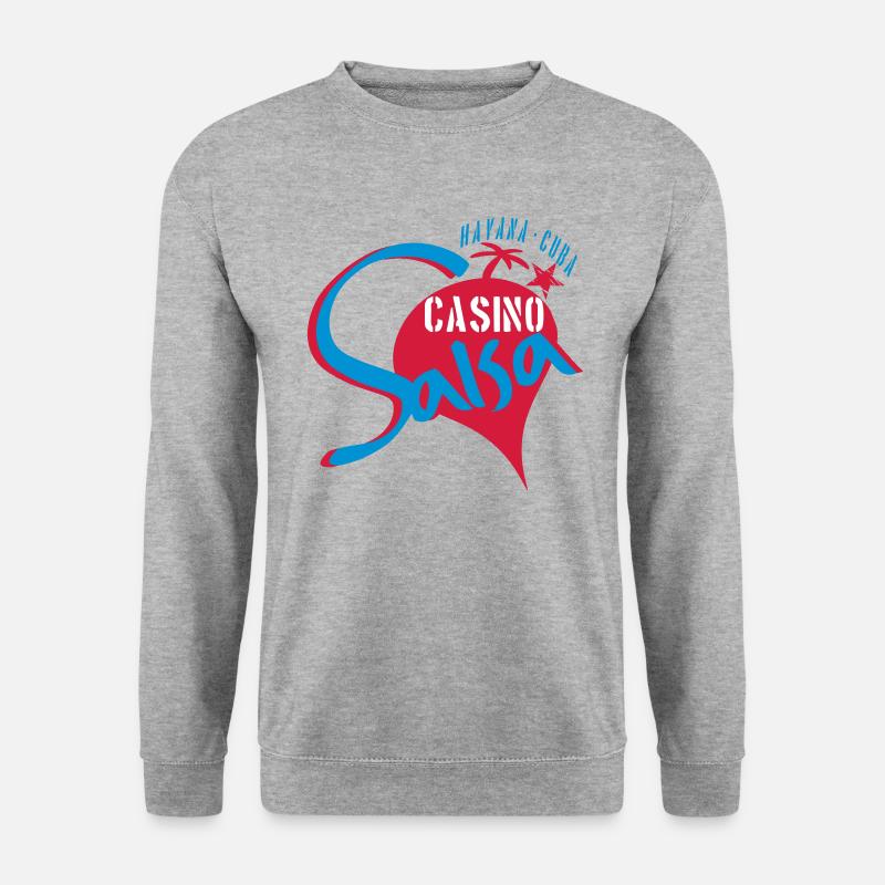 Salsa Havana Cuba - Salsa Dance Shirt - Unisex Pullover - Weißgrau meliert
