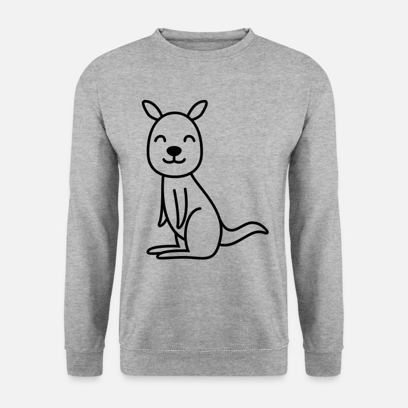 Kangaroo Comic - Unisex Sweatshirt - salt & pepper