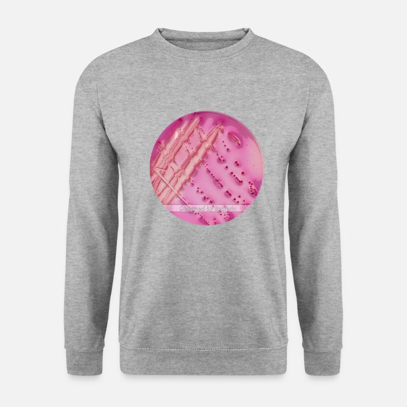 DESIGNED BY BACTERIA Edition 2 - Unisex Pullover - Weißgrau meliert