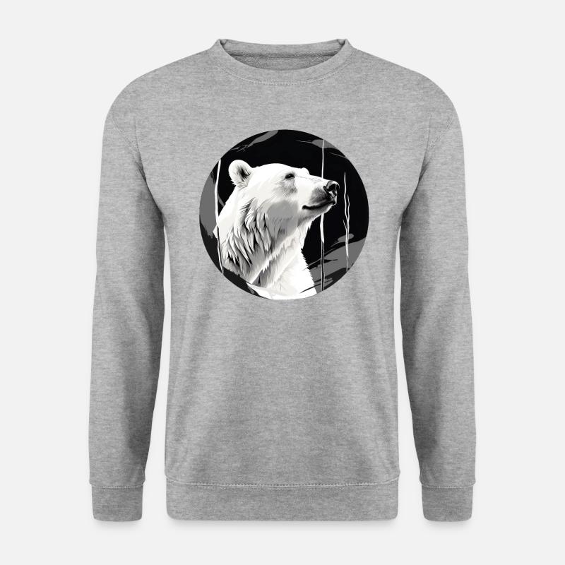 Polar bear - Unisex Sweatshirt - salt & pepper