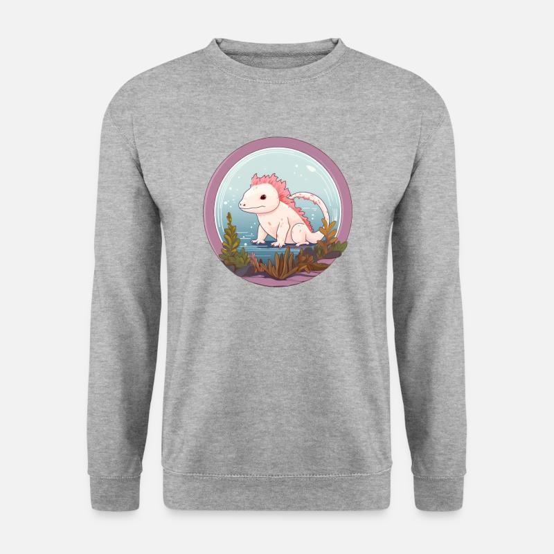 Axolotl - Unisex Sweatshirt - salt & pepper
